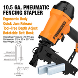 FM315 10.5 Gauge Pneumatic Fencing Stapler