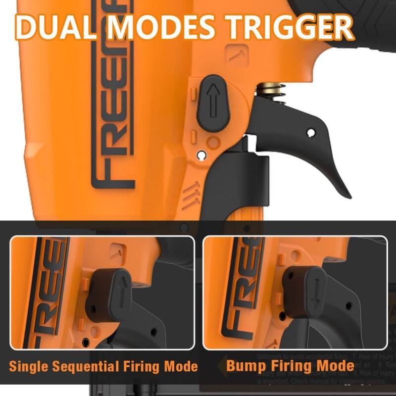 FM504050P 16 & 18 Gauge 3-In-1 Pneumatic Brad Nailer, Finish Nailer And 90 Series Stapler