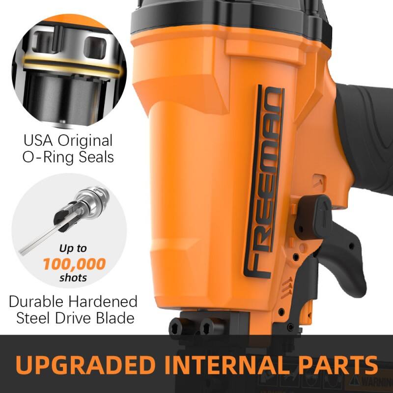 FM504050P 16 & 18 Gauge 3-In-1 Pneumatic Brad Nailer, Finish Nailer And 90 Series Stapler