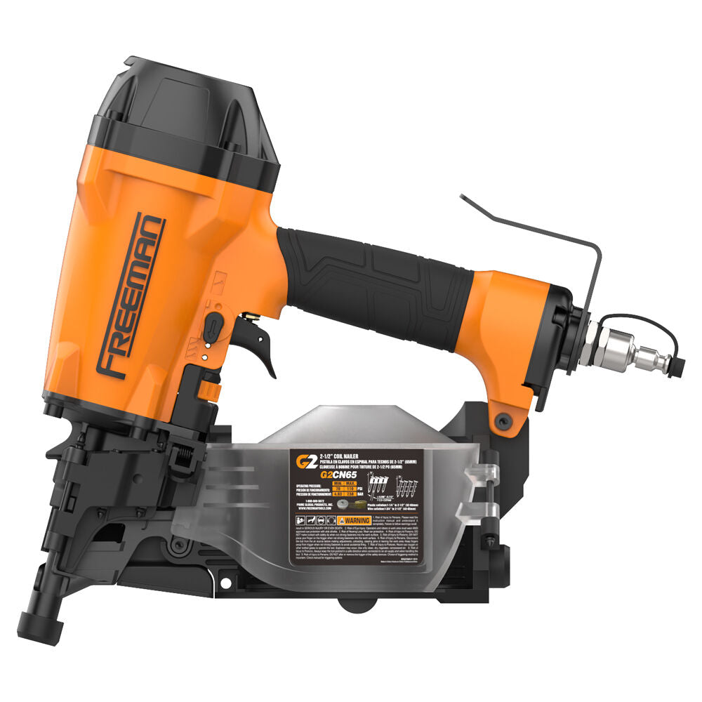 FMCN65 2-1/2” Pneumatic Coil Siding Nailer