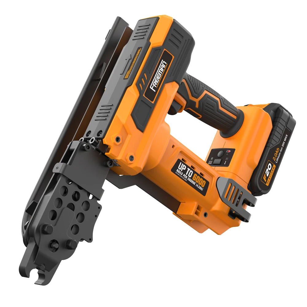 Freeman 20V Cordless Electric Hog Clip Tool - 16 Gauge C-Ring Gun for Upholstery & Gabion (C24)