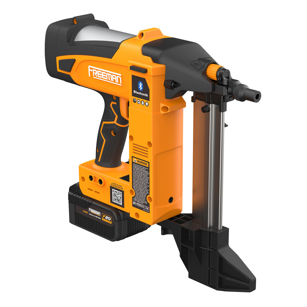 LA65 5th Generation 20V Electric Battery Powered Smart Cordless Concrete Nail Gun With LCD screen And Blue Tooth