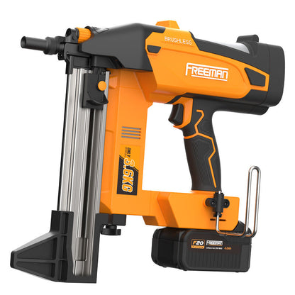 LA65 5th Generation 20V Electric Battery Powered Smart Cordless Concrete Nail Gun With LCD screen And Blue Tooth