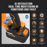 LA65 5th Generation 20V Electric Battery Powered Smart Cordless Concrete Nail Gun With LCD screen And Blue Tooth