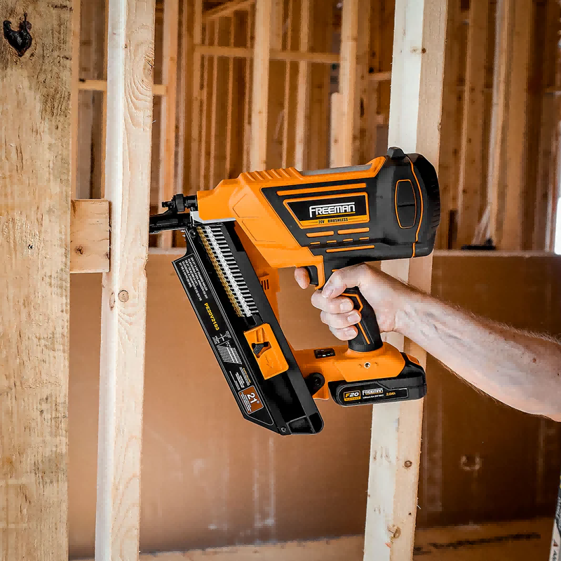 LD2190 21 Degree Full Round Head Brushless Cordless Framing Nailer