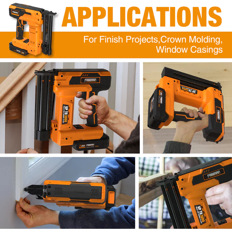 LD329032 2-In-1 18 Gauge 32MM Cordless Brad Nailer And 90 Series Stapler