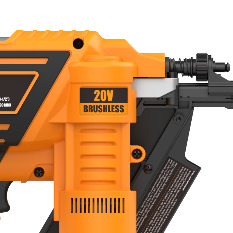 LD2190 21 Degree Full Round Head Brushless Cordless Framing Nailer