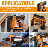 LD509040T50 16 & 18 Gauge 3-in-1 Cordless Brad Nailer / Finish Nailer / Narrow Crown Stapler