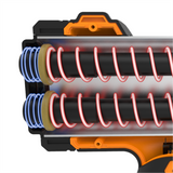 LD509040T50 16 & 18 Gauge 3-in-1 20V Cordless Brad Nailer / Finish Nailer / Narrow Crown Stapler