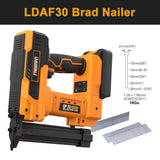 LDAF30 18 Gauge 30MM Cordless Brad Nailer